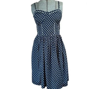 American Rag Fit and Flare Polka Dot Mini Dress